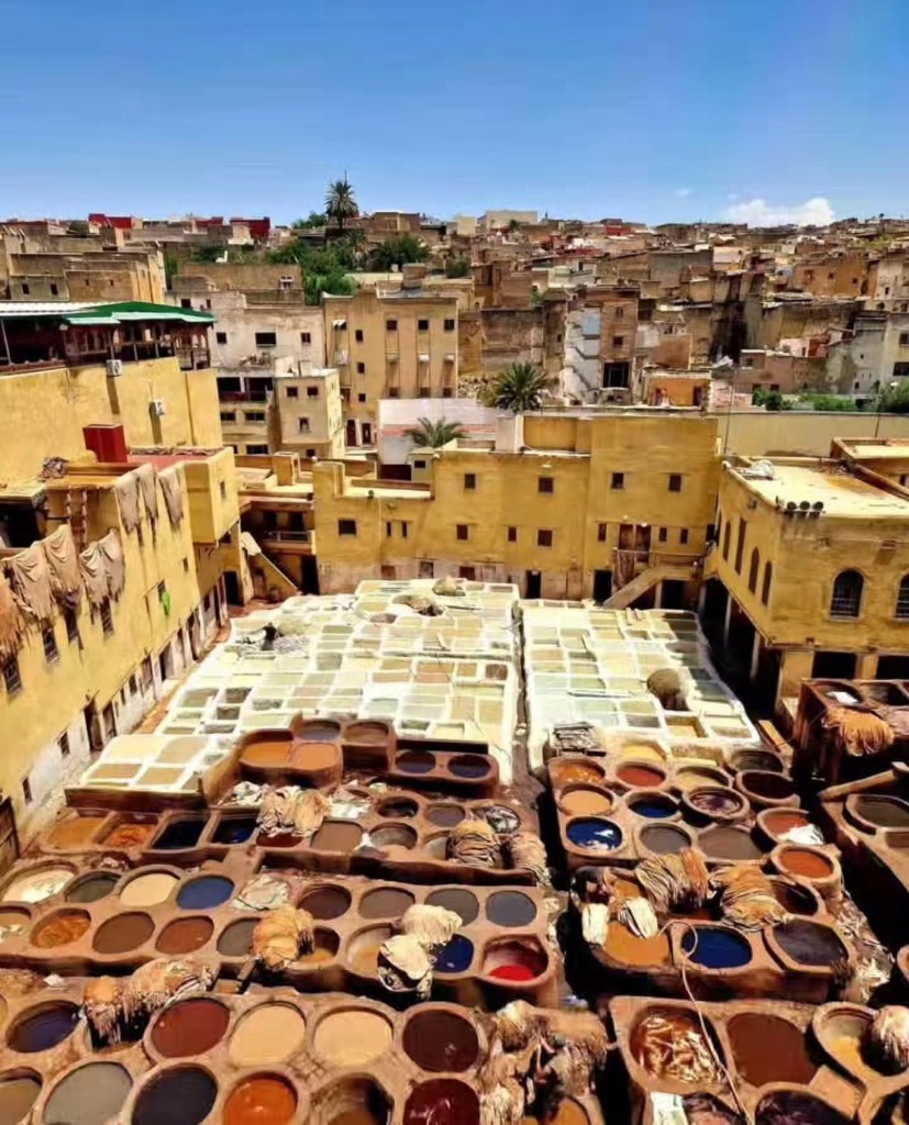 View of Chouara Tannery in Fes